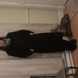 Sold 12Petite Lamaswool Long Trench Coat